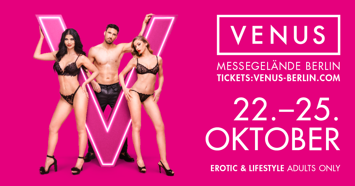 VENUS Berlin 2026 – 22. až 25. října, Messe Berlin, festival pro dospělé